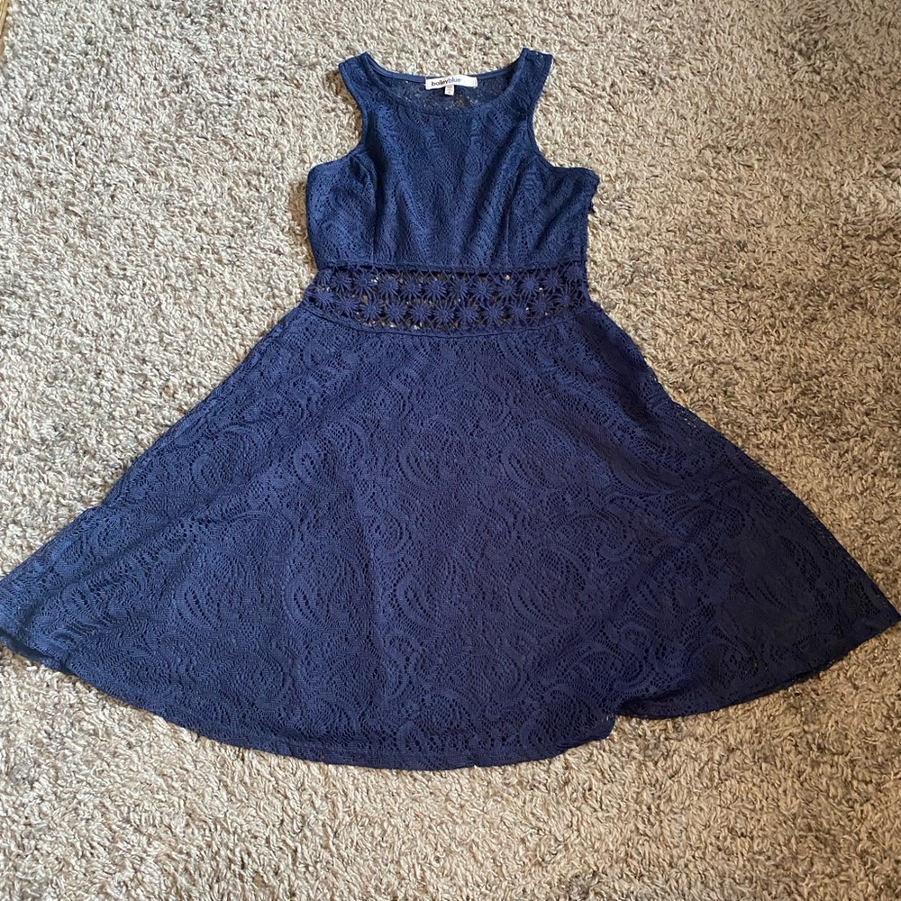 Blue dress